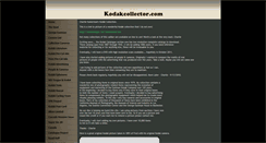 Desktop Screenshot of kodakcollector.com
